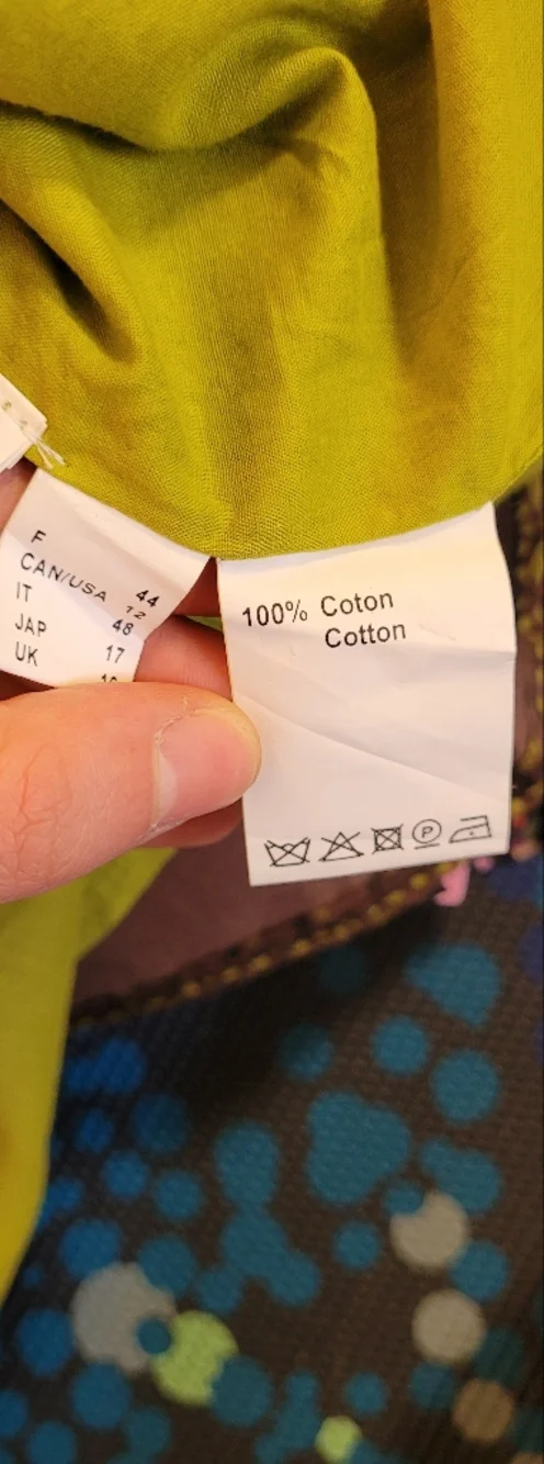 Solola Nwt Women's Brown & Green Embroidered Polka Dot Midi Skirt - Size 12 - Picture 6 of 10